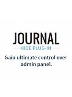 JOURNAL Hide Admin Panel / Menu Plugin
