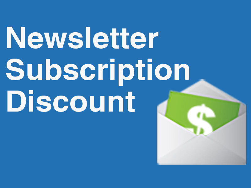 Newsletter Subscription Discount