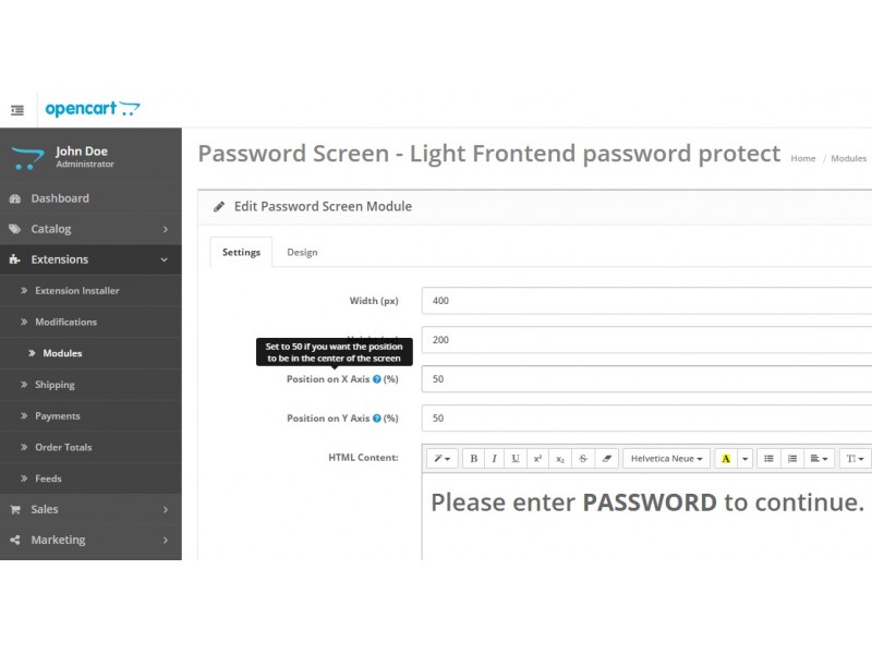 Password Protect Your Front-End
