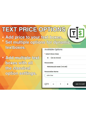 Text Price Options