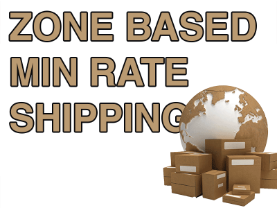 Zone Based Min Rate Shipping Ajax